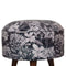 Floral Print Footstool Living Artisan Furniture 