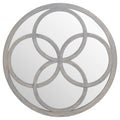 Flower of Life Grey Painted Mirror Mirrors Hill Interiors 