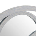 Flower of Life Grey Painted Mirror Mirrors Hill Interiors 