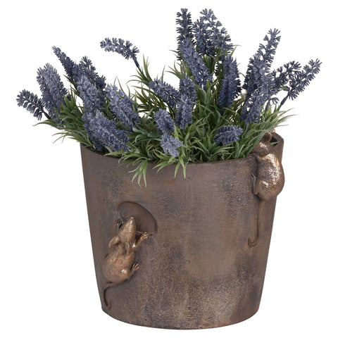 Flower Pot With Mice Detail Accessories Hill Interiors 