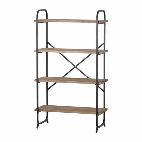 Four Tier Shelf Cross Section Industrial Display Unit Living Hill Interiors 