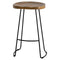 Franklin Hardwood Shaped Barstool Dining Hill Interiors 