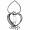 Free Standing Heart Tealight Lantern in Antique Silver Accessories Hill Interiors 