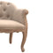 French Style Deep Button Chair Living Artisan Furniture 