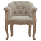 French Style Deep Button Chair Living Artisan Furniture 