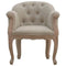 French Style Deep Button Chair Living Artisan Furniture 
