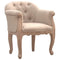French Style Deep Button Chair Living Artisan Furniture 