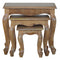 French Style Table Set Of 3 Living Artisan Furniture 