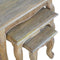 French Style Table Set Of 3 Living Artisan Furniture 