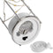 Frosted Glass Jar with Rope Detail and Interior LED Lights Accessories Hill Interiors 