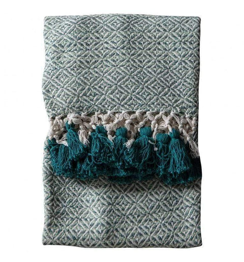 Geo Emerald Throw Accessories Regency Studio 