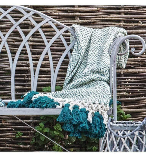 Geo Emerald Throw Accessories Regency Studio 