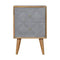 Geometric Carved Bedside Sleeping Artisan Furniture 