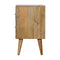Geometric Carved Bedside Sleeping Artisan Furniture 