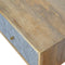 Geometric Carved Console Table Living Artisan Furniture 