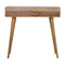 Geometric Carved Console Table Living Artisan Furniture 