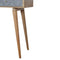 Geometric Carved Console Table Living Artisan Furniture 
