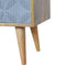 Geometric Carved Media Unit Living Artisan Furniture 
