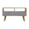 Geometric Carved Media Unit Living Artisan Furniture 