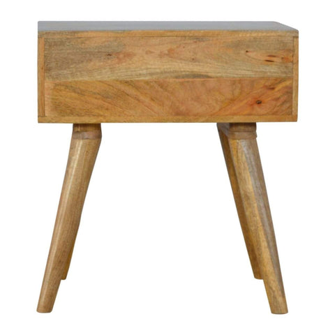 Geometric Screen Printed Bedside Sleeping Artisan Furniture 