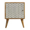 Geometric Screen Printed Door Bedside Sleeping Artisan Furniture 