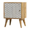 Geometric Screen Printed Door Bedside Sleeping Artisan Furniture 