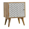 Geometric Screen Printed Door Bedside Sleeping Artisan Furniture 