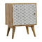 Geometric Screen Printed Door Bedside Sleeping Artisan Furniture 