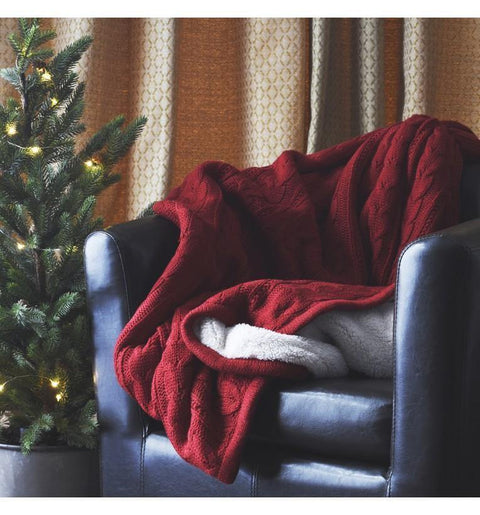 Glencoe Throw Red Accessories Regency Studio 
