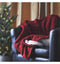 Glencoe Throw Red Accessories Regency Studio 