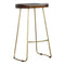 Gold Iron Bar Stool Dining Artisan Furniture 