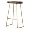 Gold Iron Bar Stool Dining Artisan Furniture 