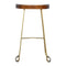 Gold Iron Bar Stool Dining Artisan Furniture 