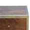 Gold Iron Frame Bedside Sleeping Artisan Furniture 