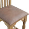 Granary Royale Chair with Leather Seat- Set of 2 Dining Artisan Furniture 
