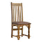 Granary Royale Chair with Leather Seat- Set of 2 Dining Artisan Furniture 