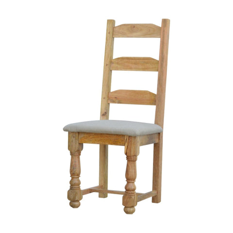 Granary Royale Dining Chair with Linen Seat Pad (Set of 2) Dining Artisan Furniture 
