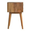 Green Floral Screen Printed Bedside Sleeping Artisan Furniture 