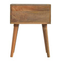 Green Floral Screen Printed Bedside Sleeping Artisan Furniture 
