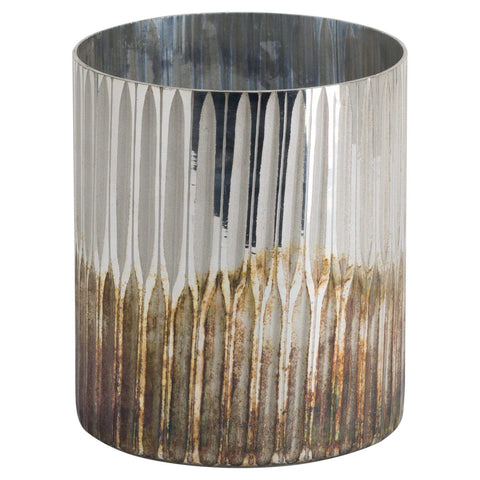 Grey And Bronze Large Ombre Candle Holder Accessories Hill Interiors 