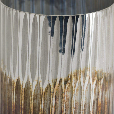 Grey And Bronze Large Ombre Candle Holder Accessories Hill Interiors 