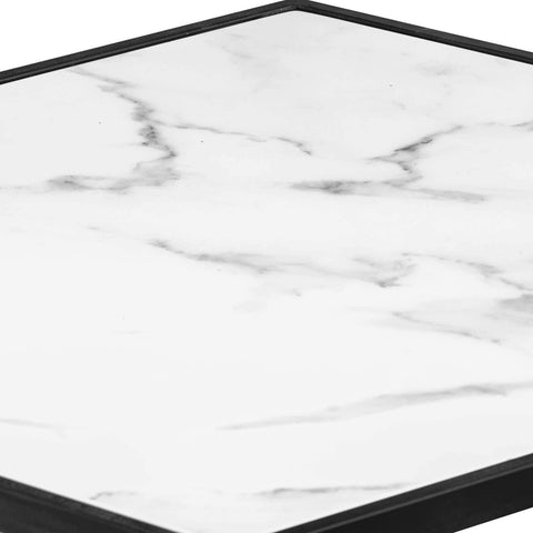Grey And Marble Hexagonal Table Living Hill Interiors 