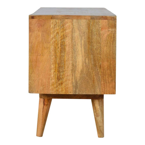 Grey Hand Painted TV Unit with 3 Drawers Living Artisan Furniture 