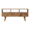 Grey Hand Painted TV Unit with 3 Drawers Living Artisan Furniture 