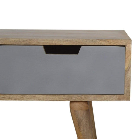 Grey Painted 3 Drawer Media Unit Living Artisan Furniture 