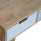 Grey Painted 3 Drawer Media Unit Living Artisan Furniture 