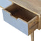 Grey Painted 3 Drawer Media Unit Living Artisan Furniture 