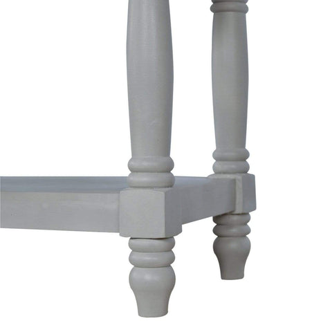 Grey Painted Bedside with Wooden Top Sleeping Artisan Furniture 