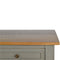 Grey Painted Bedside with Wooden Top Sleeping Artisan Furniture 