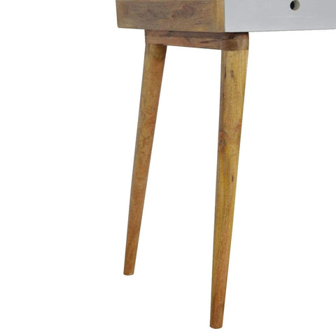 Grey Painted Gallery Back Writing Desk Living Artisan Furniture 